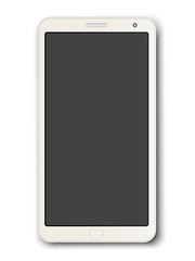 Smartphone, gadget, mobile phone isolated on a white background. Can be used as a mockup for your design. Vector illustration.