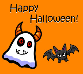 Happy Stylized Halloween Card