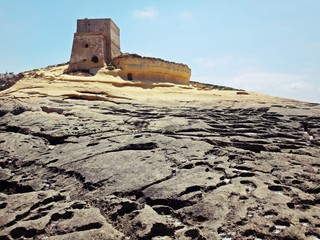 Wyspa Gozo (Malta) i klify w miejscowości Xlendi