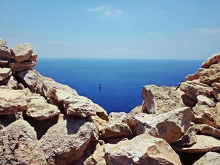 Żaglówka na morzu - Malta