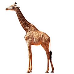 giraffe Isolated on the white background