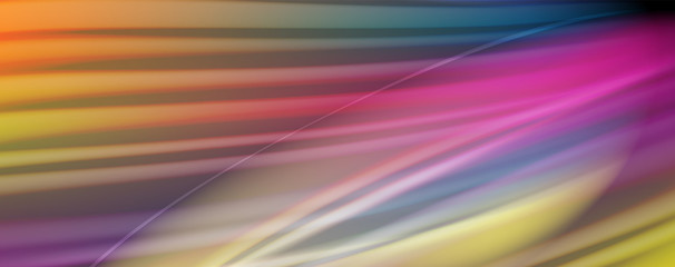 Flowing liquid colors - modern colorful flow poster. Wave liquid shapes. Art design for your design project