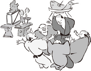 浮世絵　町人　その36