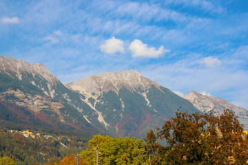 Fototapeta premium A view along of the nature of Innsbruck