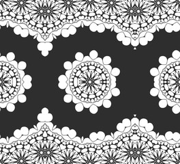 Black and white simple geometric pattern