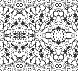 Black and white simple geometric pattern