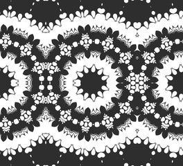 Black and white simple geometric pattern