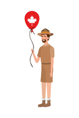 Ranger with canada symbol design