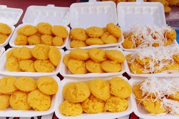 Toddy Palm Cake (Kanom Tarn) , Thai dessert