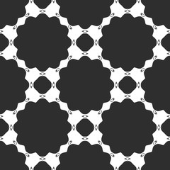 Beauty black and white floral pattern, interior cover design