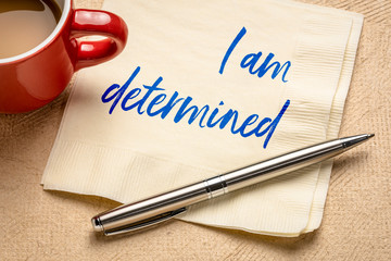 I am determined positive affirmation