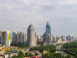 Fototapeta na wymiar Urumqi panorama