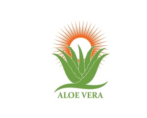 aloevera logo icon vector illustration design