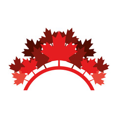 Obraz premium Maple leaf of canada design