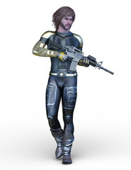 Naklejka premium スーパーマン