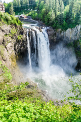 Fototapeta premium Majestic Waterfall Scene 3
