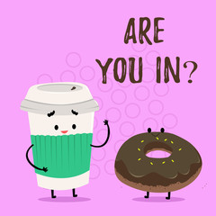 Handwriting text writing Are You In. Concept meaning Asking if you are engaged compromise with a certain cause