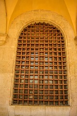 Detalle de una reja de ventana