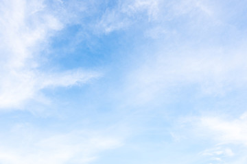 The nature of blue sky with cloud in the morning.
