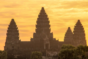 Angkor wat temple in Siem Reap