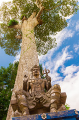 Fototapeta na wymiar statue of king thailand