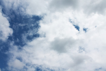blue sky with clouds