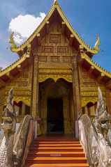 Chiangmai temple in Thailand