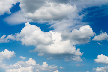 Fototapeta premium blue sky with white clouds