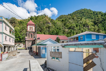  Soufriere Village Views around the caribbean island of Dominica West indies