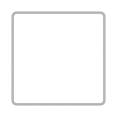 Fototapeta premium Square frame or border made of rope, cord or cable.