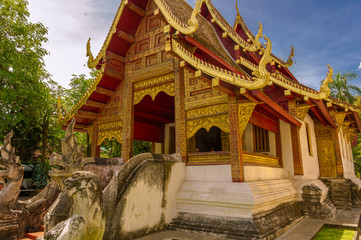 Obraz premium Chiangmai temple in Thailand
