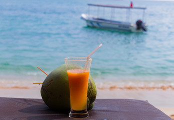cocktail on the beach