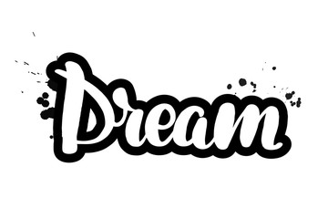 brush lettering dream