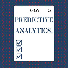 Handwriting text Predictive Analytics. Concept meaning Method to forecast Perforanalysisce Statistical Analysis