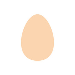 egg icon. Isolated vector illustration