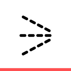 Spray vector icon, symbol. Simple, flat design isolated on white background for web or mobile app