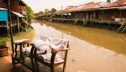 Floating market,Thailand
