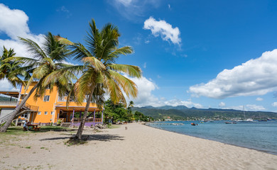  Purple Turtle Beach Views around the caribbean island of Dominica West indies