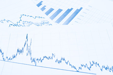 Detail graphics stock exchange