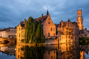 Naklejka premium Brujas (Bélgica) Flandes 