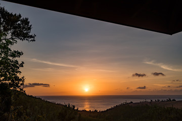 Treehouse Views around the caribbean island of Dominica West indies