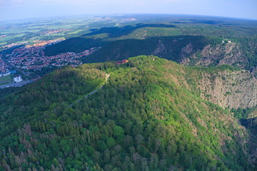 Fototapeta na wymiar Harz. Vogelperspektive. 
