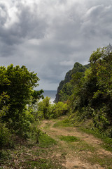  Views around the caribbean island of Dominica West indies