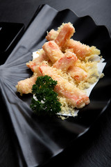 Japanese food menu,Fried crab sticks