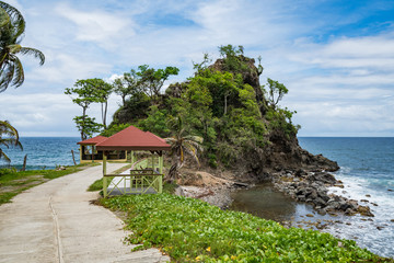  Views around the caribbean island of Dominica West indies