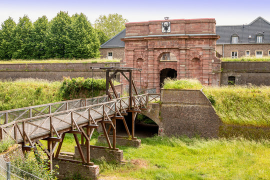 Tor und Zugbr&uuml;cke der Zitadelle in Wesel