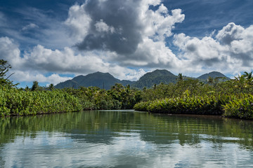  Views around the caribbean island of Dominica West indies