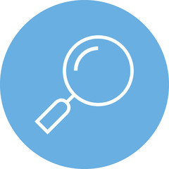 Magnifying Glass Search Outline Icon