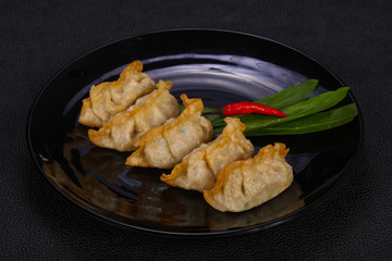 Japanese traditional cuisine Gyoza dumplings