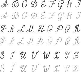 Alphabet English Capital Letters Pack 